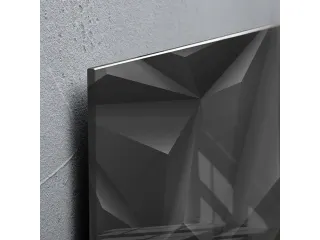 Glas/magneetbord Sigel Artverum 91x46 Zwart Diamond - 5