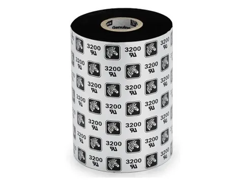 Zebra 3200 wax/hars ribbon 03200BK22045 220mmx450m