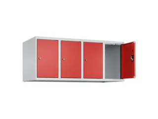 opzetkast,v. locker,4vak.,vak B 300mm,HxBxD 500x1200x500mm - 1