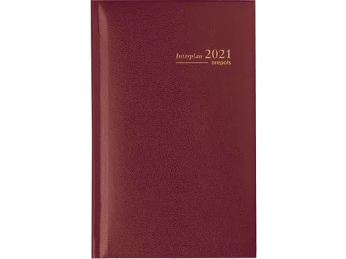 agenda Interplan Lima 6-talig, bordeaux, 2027