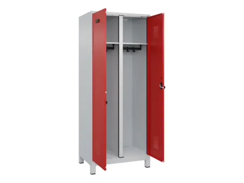 locker voor scheiding van kleding,HxBxD 1950x800x500mm,2vak