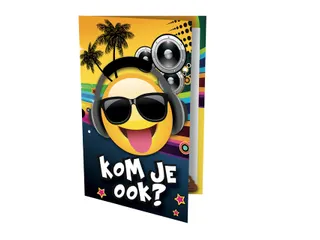 Uitnodiging Tropical DJ 17x14.2cm - 2