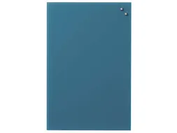 Glasmagneetbord Naga 40x60cm jeansblauw