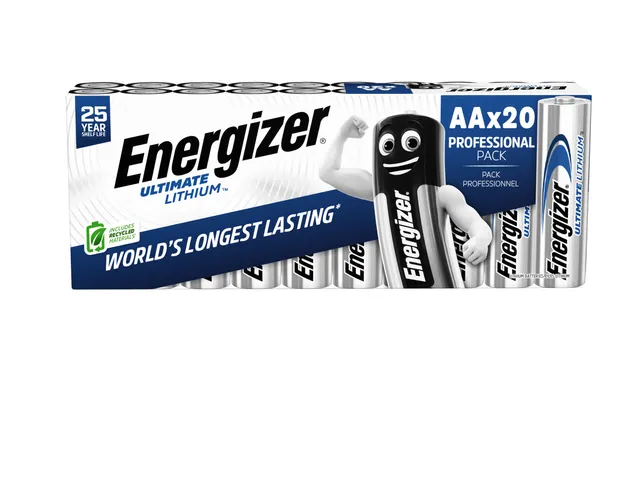 Batterij Energizer Ultimate Lithium 20x AA