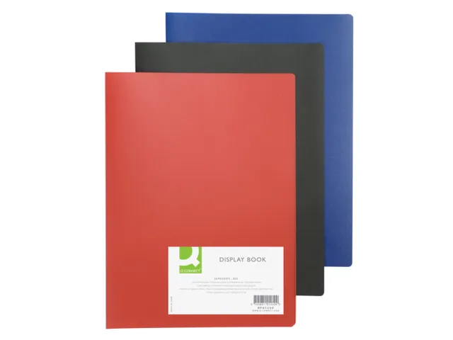 protège-documents, A4, 40 pochettes, noir