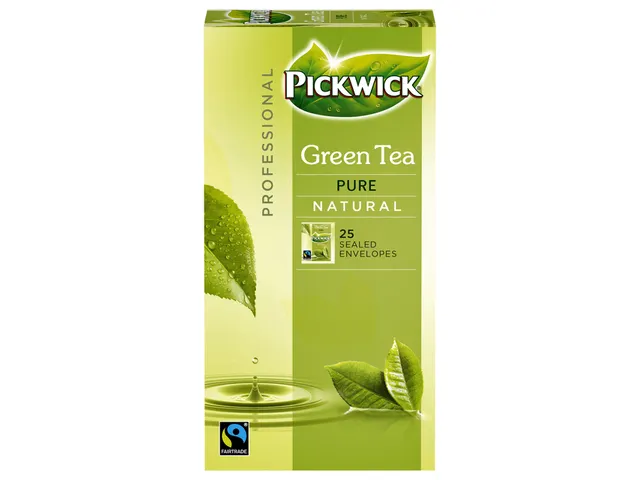Groene Thee Pickwick Fair Trade green pure 25x1.5gr
