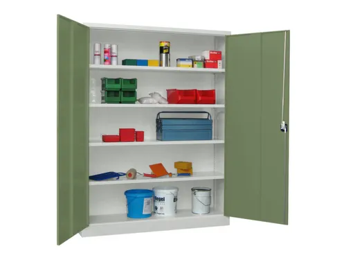 grootvolumekast met openslaande deuren,RAL7035,front RAL6011