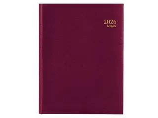 Agenda 2027 Brepols Timing Lima 7dagen/2pagina's viertalig bordeaux - 1
