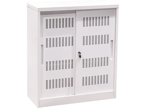 Euroseats Schuifdeurkast 105x90x40cm Wit