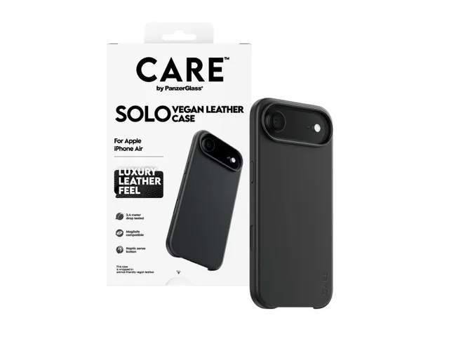 Coque PanzerGlass CARE by Solo pour iPhone 17 Air noir