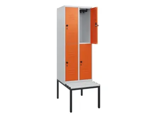 Dubbeldekse dekenkist,HxBxD 1950x600x815mm,2x2vak.,vak B 300mm - 2