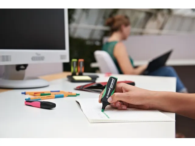 Markeerstift Stabilo Boss Green Geel