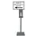 Desinfectiezuil 150 cm clicklijst A3