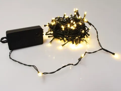 Smart Light LED - 10m - 100 Warm Witte Lampen - Groene Draad - Modula