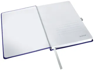 Leitz Style notitieboek A5 gelijnd met harde kaft Titanium Blauw - 8