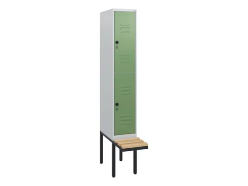 Dubbeldekse dekenkist,HxBxD 1950x300x815mm,1x2vak.,vak B 300mm
