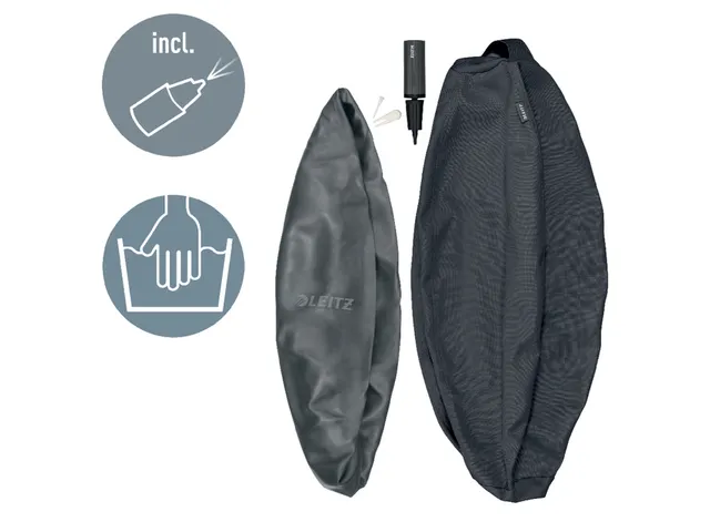 Ballon d'assise Leitz Ergo anti-basculement 55cm gris foncé