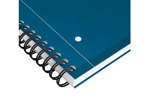Spiraalblok Oxford International Notebook A4+ lijn Petrol Blauw