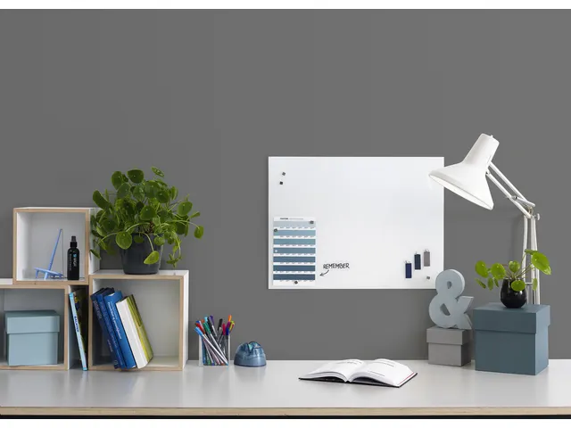 Glasmagneetbord Naga 45x60cm Pure White