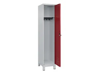 locker,HxBxD 1950x400x500mm,1vak,vak B 400mm,draaigrendel,voeten - 2