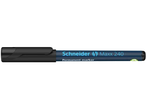 Permanent marker Schneider Maxx 240 rond 1-2mm zwart