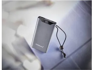 F10000 Powerbank 10.000 mAh Li-Po Display PD en QC 3.0 grijs - 7
