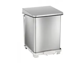 Industriële Pedaalemmer 27 Liter Mat RVS - 1