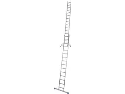 schuifladder,2x18,sporten,balk L 5,2-9,15m,2-dlg.,aluminium