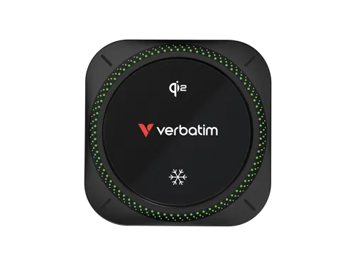 31860 VERBATIM Charge´n´ Drive Qi2 RGB Auto oplader draadloos zwart