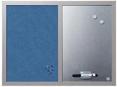 Combinatiebord 60x45cm Blauw