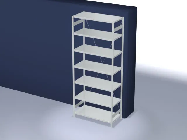 systeemstelling,grondveld,HxBxD 3000x1360x635mm,vakl. 330kg