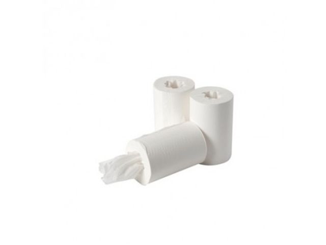Centerfeed Handdoekrol Mini 1-Laags 120 Meter | Vouwhanddoeken.be