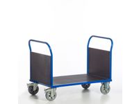 Platformwagen 1000kg Laadvlak Lxb 1000x700mm 2 Kopwanden Ral 5010