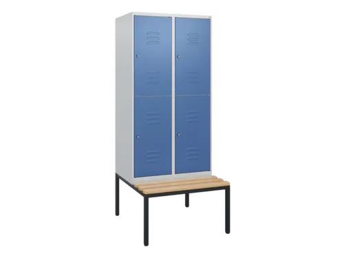 Dubbeldekse dekenkist,HxBxD 1950x800x815mm,2x2vak.,vak B 400mm