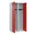 locker voor scheiding van kleding,HxBxD 1850x800x500mm,2vak