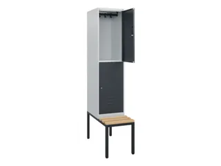 Dubbeldekse dekenkist,HxBxD 1950x400x815mm,1x2vak.,vak B 400mm - 2