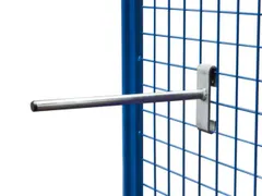 buishouder,v. materiaalwagen,draagverm. 25kg,staal,LxØ 300x27mm