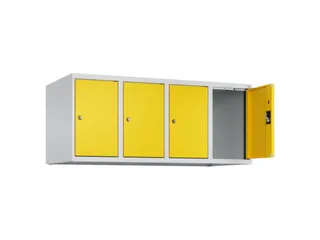 opzetkast,v. locker,4vak.,vak B 300mm,HxBxD 500x1200x500mm - 1