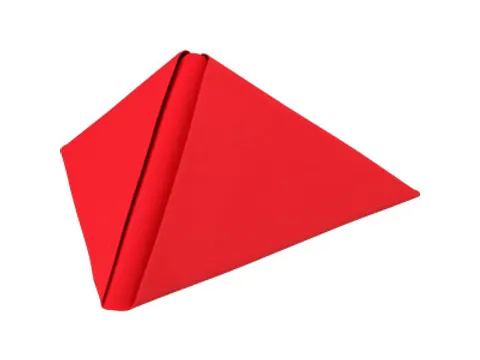 Servet 40x40cm Dunilin Luxe Rood 12x45 Stuks