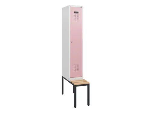 locker met bank,HxBxD 1950x300x815mm,1vak,vak B 300mm,cilinderslot