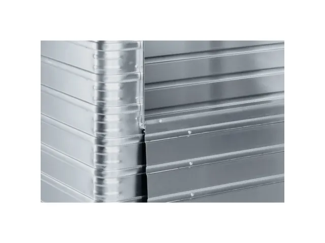 aluminium bakwagen,laadvl. LxB 900x500mm,350l,HxLxB 980x950x550mm