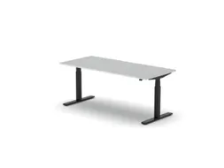 Elektrisch ihv bureau,HxBxD 650-1310x1800x800mm,blad wit