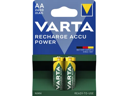 Batterij Oplaadbaar Varta 2x AA 2600Mah Ready2Use