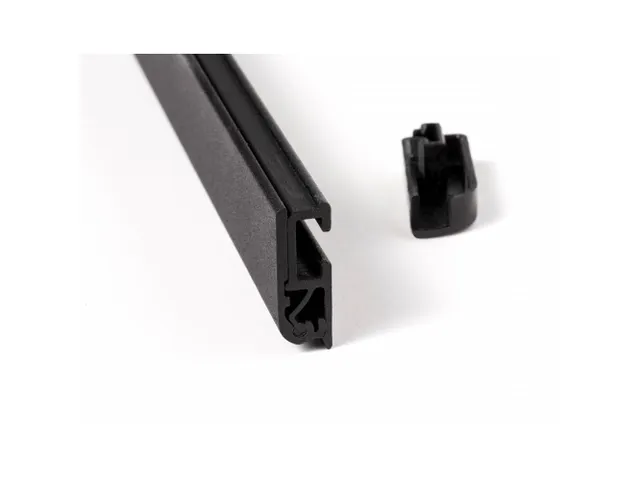 Bannière enroulable Premium 85x160-220cm Noir
