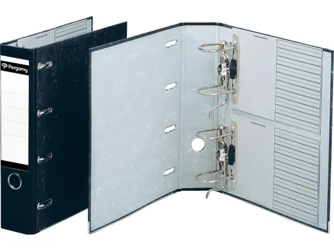 Ordner A4 Gewolkt Zwart 80mm Dubbel Mechaniek