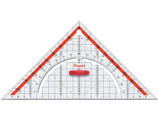 Geodriehoek Maped 028700 26cm 45 Graden Transparant - 3