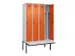 armoire vestiaire avec banc noir et blanc,HxlxP 2120x1200x815mm