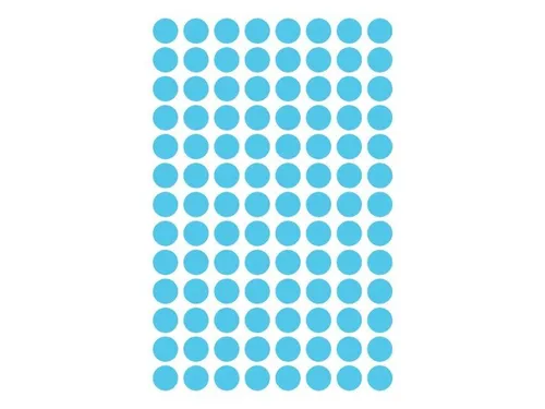 Etiket Avery Zweckform 3011 Rond Ø8mm Blauw 416 Stuks