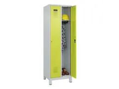 locker,HxBxD 1950x600x500mm,2vak,vak B 300mm,cil.-slot,voeten