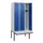 locker met bank,HxBxD 1950x900x815mm,3vak,vak B 300mm,cilinderslot
